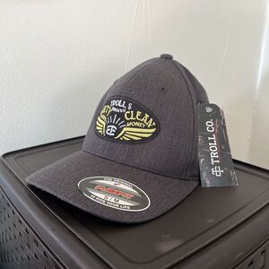 Troll Co. Firebird "Dirty Hands Clean Money" Curved Brim Snapback Cap- S/M NWT